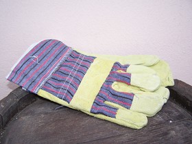 Pracovní rukavice - hovězí štípenka